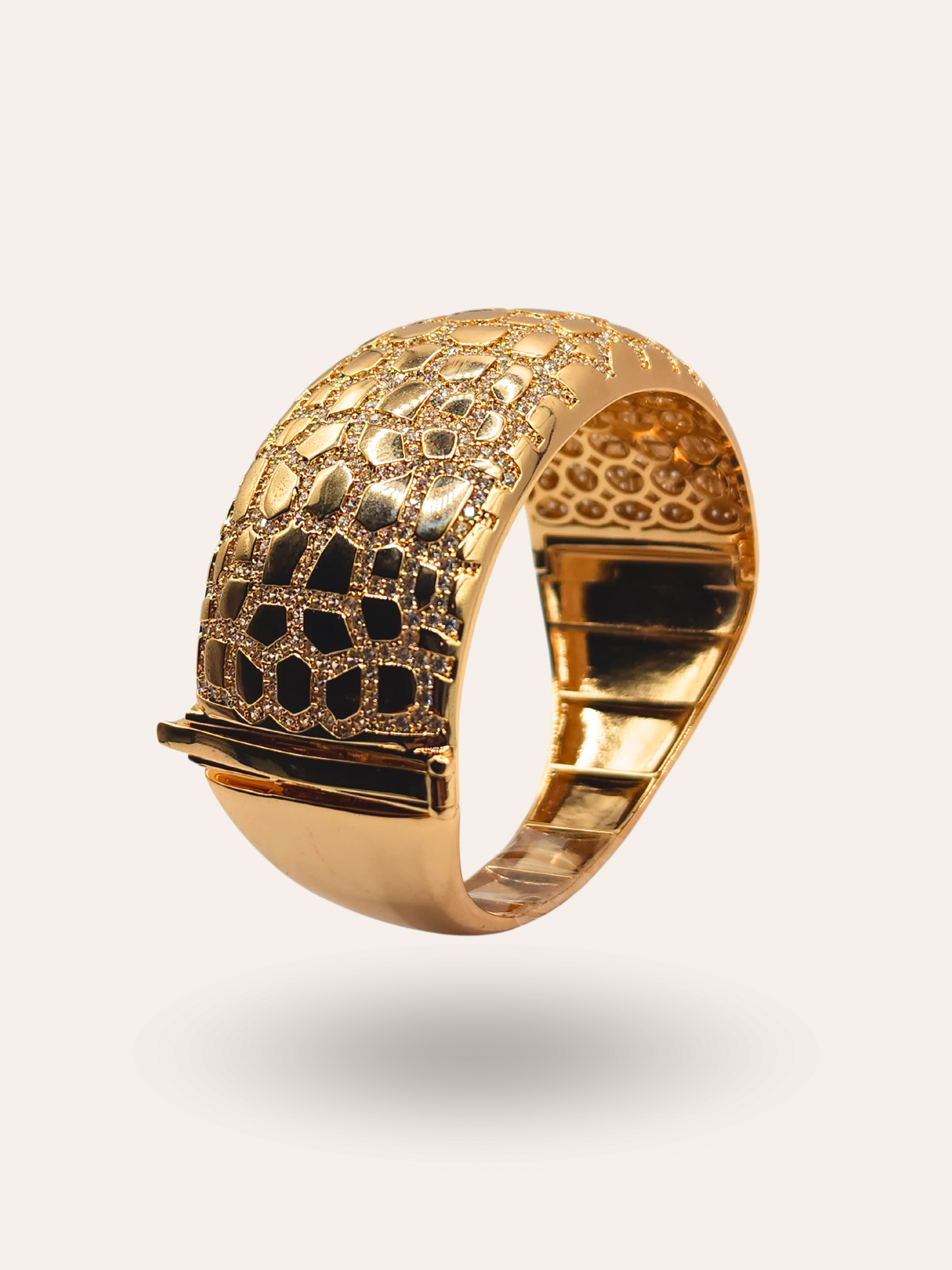 Pulseira Casco de Tartaruga Dourado